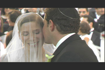 Creative unique Jewish wedding videos, with documentary photo journalism and classic elegant wedding video production in Los Angeles
